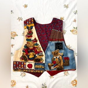 Vintage school teacher vest. Fits XL-2x